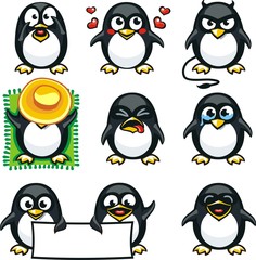 Funny penguins