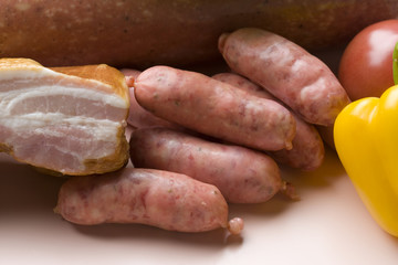 ベーコンとウインナー