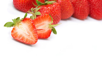 Fresh and tasty strawberries