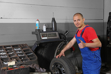 Motivierter Mechaniker