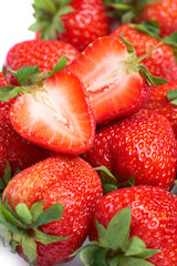 Fresh and tasty strawberries