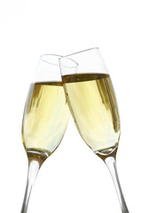 Champagne and glass