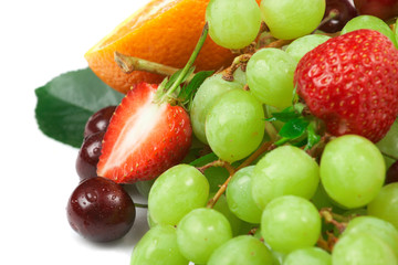 Still-life of fresh fruit