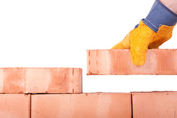 Building brick wall