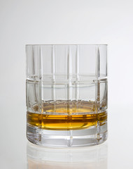 whiskey in the glass