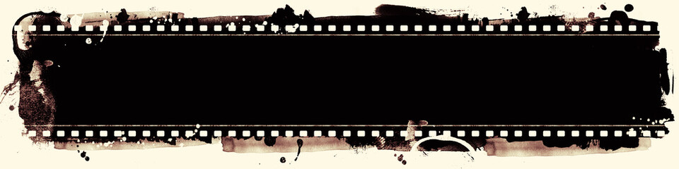 Grunge high resolution film frame with space for your images