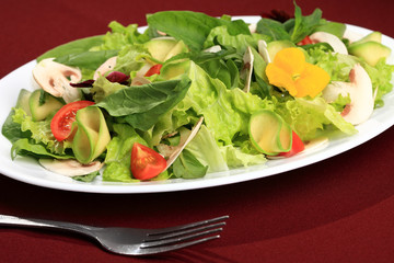 Salad  flowers