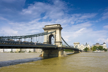 Fototapeta na wymiar Bridge on the Danube