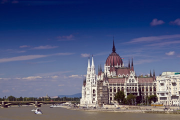 Obraz premium Budapest city center