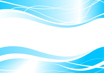 Blue stylish business card; clip-art