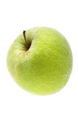 Apple in water