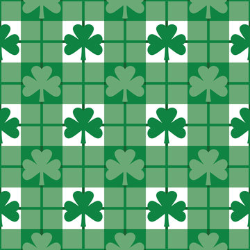 Shamrock Plaid Pattern