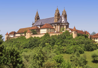 Die Burg Comburg bei Schwäbisch Hall