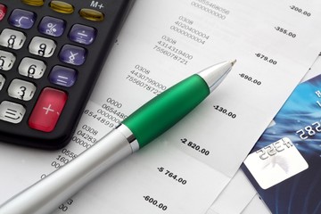 pencil over account
