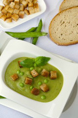 Pea soup - healthy lunch