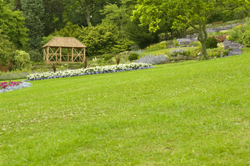 Summer English garden at Richmond. © fazon