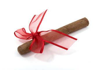 cigar and ribbon