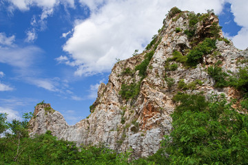Mountain in middle of Thailand