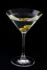 Martini mit Olive