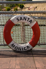 Life buoy of Santa Monica