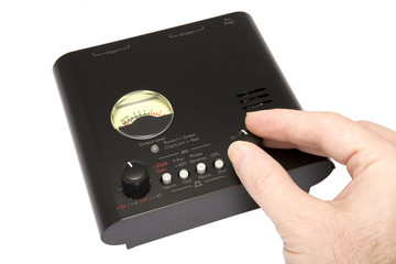 Fototapeta premium Professional Microphone or Guitar Preamp with Human Adjustment