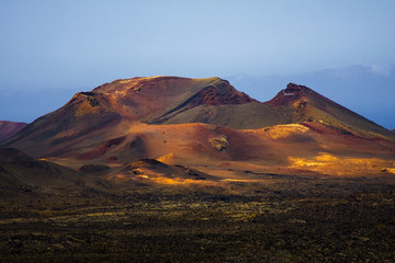 Mountain of fire, Parque National de Timanfaya in Lanzarote Isl