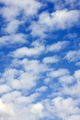 a blue sky for background