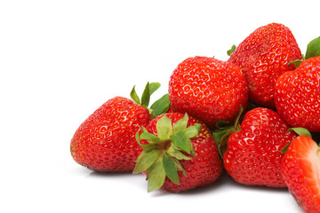 Fresh and tasty strawberries