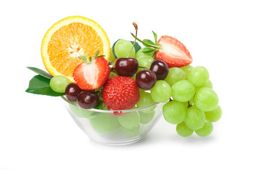 Still-life of fresh fruit