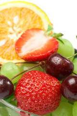 Still-life of fresh fruit