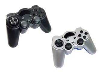 2 differented colors joysticks same form