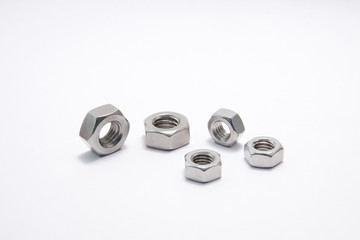 Muttern sechskant 02