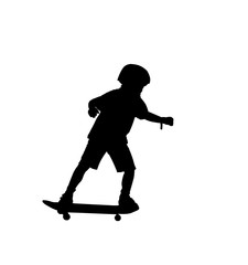 Boy on a skateboard