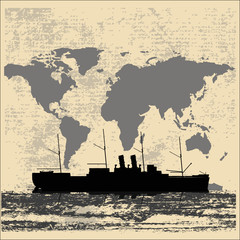 World Shipping Background - 15513724