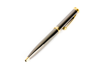 Naklejka premium pen on white background