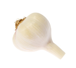 garlic on a white background. (isolated)