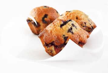 Blueberry muffins