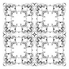 Dekoratives florales Ornament