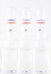row of vials