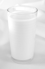 Glass of white milk