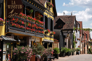 Dorf mit Fachwerkh&auml;usern