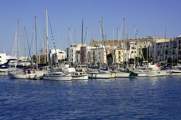 Obraz premium Ibiza Balearic Mediterranean white island in Spain