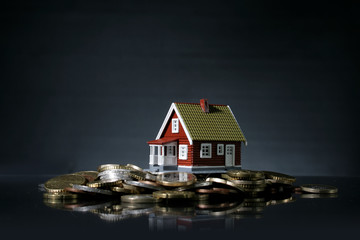 New house and lots of money.