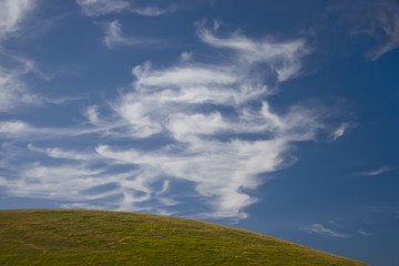 Nuvole, cielo, blu