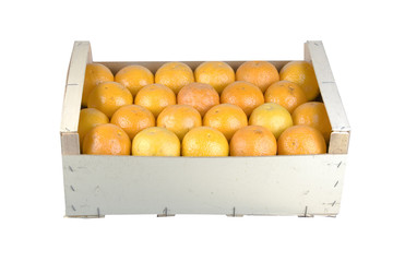 Naranjas en caja Orange box
