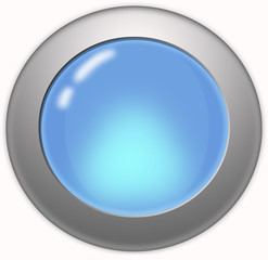 Pulsante blu internet web