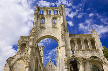 france; normandie;jumi&egrave;ges : abbaye romane