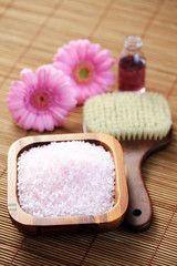 pink bath salt