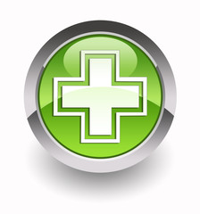 Fototapeta premium Pharmacy glossy icon (set 2)