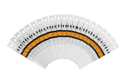 Fantail Of The Test Strips